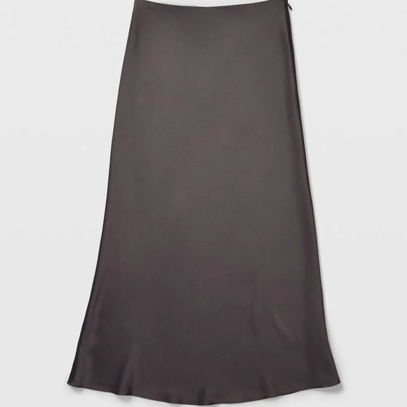Club Monaco Slip Skirt - 4 - Grey/Purple - Picture 4 of 7